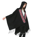 Oversized Women's Shawl Wrap Poncho Open Front Cape Cardigan